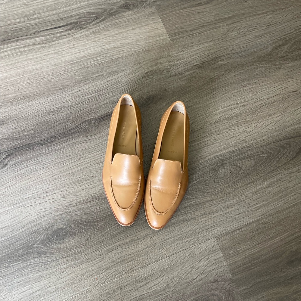 Everlane Tan Leather Loafers